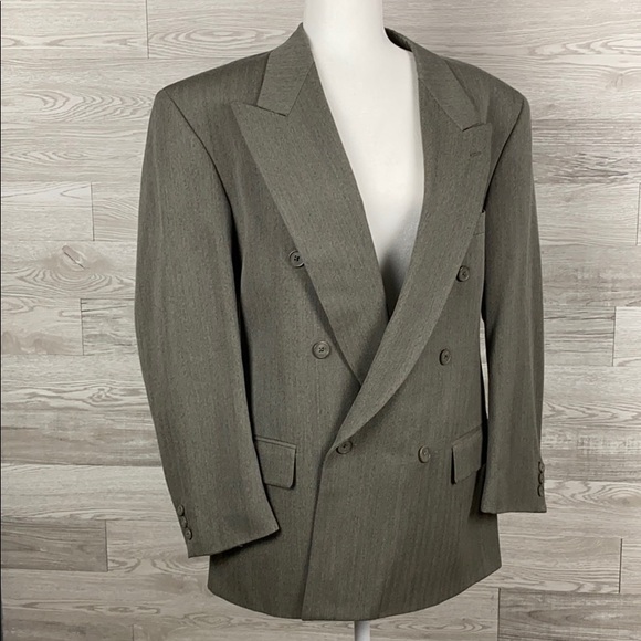 Givenchy Monsieur VTG Wool Blazer Double Breasted - Picture 1 of 9